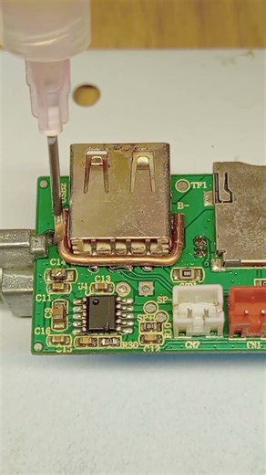 SKILL PROCESS REMOVE USB PORt sEMI SMd THROUGH HOLE