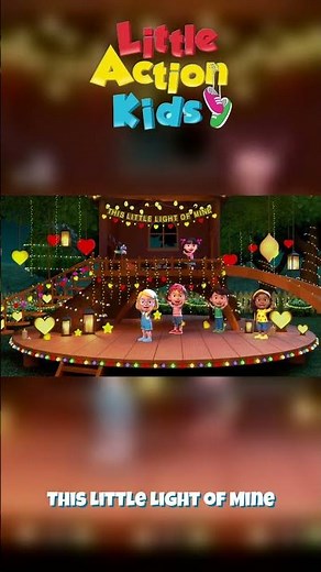 This Little Light of Mine 🎶 | Kids Action Dance #Shorts