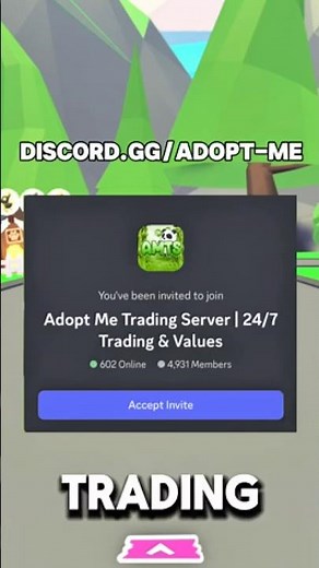 The Best Adopt Me Trading Discord Server! #roblox #adoptme #fyp