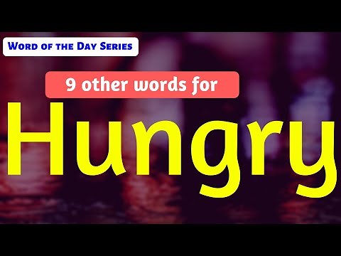 #25 | Hungry Synonyms | Hungry Meanings | Other Meanings of Hungry | Hungry Word Meanings with image