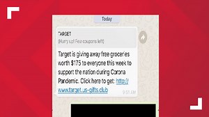 Target groceries free due to the coronavirus? The text isn't just fake, it's dangerous.