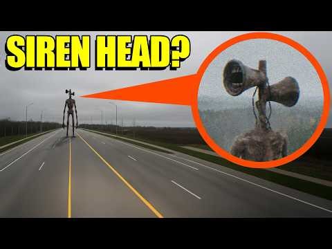 Drone catches SIREN HEAD in REAL LIFE! (Proof It's REAL!)
