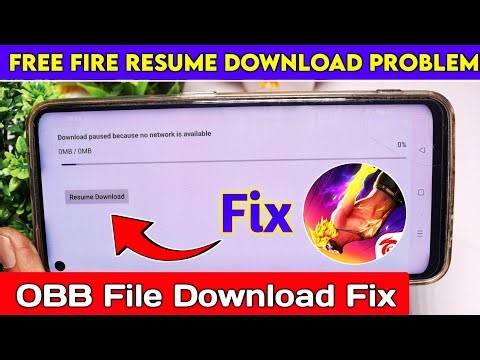 Free Fire Obb File Download Problem | Free Fire Resume Download Problem | Free Fire OBB File Problem