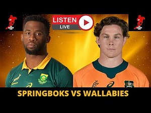Springboks vs Wallabies Rugby Championship 2021 Live Commentary