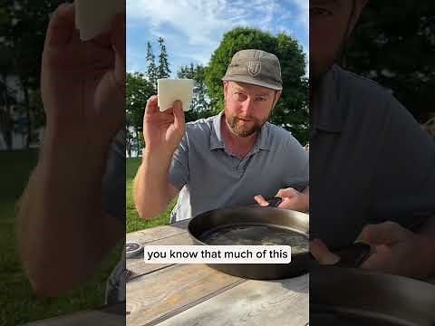 How to clean minor rust off a new cast iron skillet