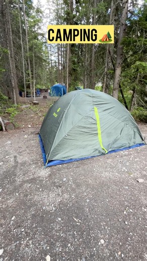 🏕️ Camping at Kicking Horse Campground | Yoho National Park 🇨🇦#banff #travel #explore