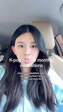 what monthly evaluations were like as a K-pop trainee #kpop #kpoptrainee #storytime