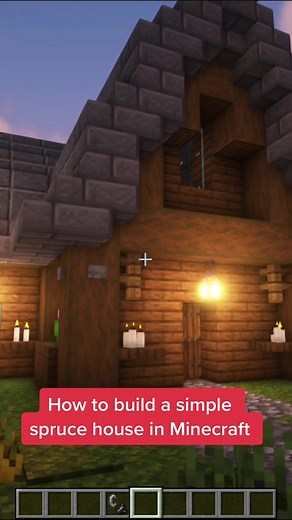 Easy Step-by-Step Guide to Building a Simple Spruce House in Minecraft