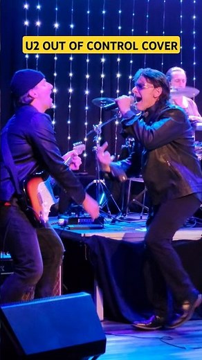 U2 OUT OF CONTROL COVER 🎸🎤 #u2 #concert #livemusic #shorts