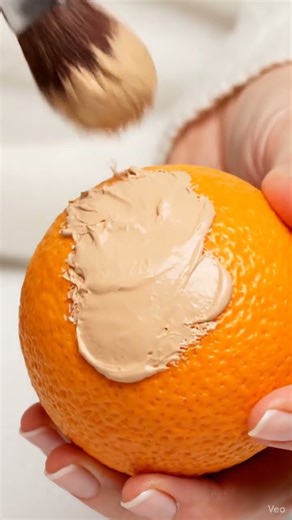 Makeup on an Orange. The Clean Scrape ASMR #asmr