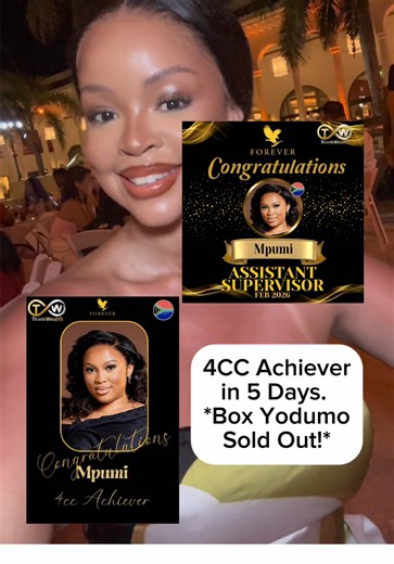 Super proud of you mama @Mpumi_Pearl! Supervisor, here we come!