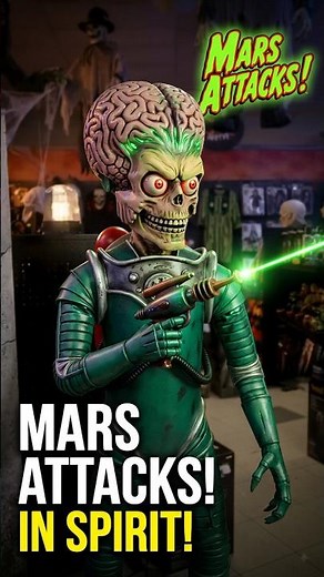 #marsattacks and it all starts in #spirithalloween Ack Ack!!
