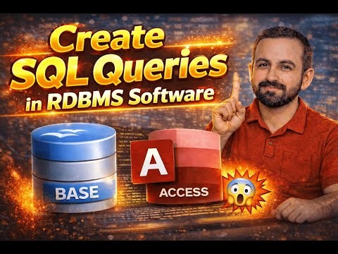 OpenOffice Base me SQL Queries kaise likhe? | MS Access jaisa 100% 🔥⁨@CO...