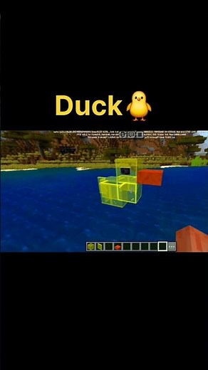 Duck Build Tutorial 🐥 #minecraft #minecraftshorts #minecraftbuilding #minecraftbuilds