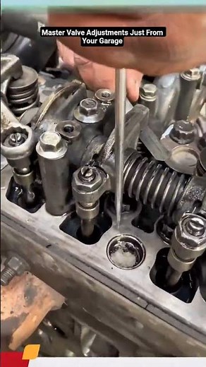 Master Valve Adjustments Just From Your Garage #shorts #mechanic