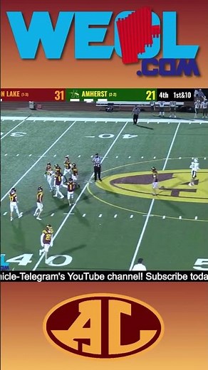 Avon Lake's Christopher Gaulding Makes HUGE 4th Quarter Interception to Secure a Shoremen Win!