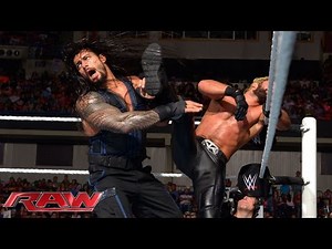Roman Reigns vs. Seth Rollins: Raw, Sept. 15, 2014