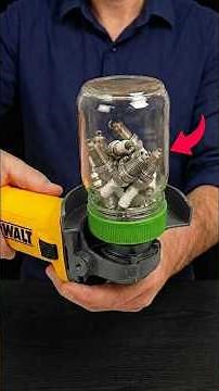 Invention Shocked the whole world! Creation a Simple Rust Removal Tumbler With an Angle Grinder