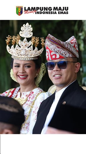 Iyay Mirza & Mbak Jihan | 🇮🇩 Lampung di Panggung Nasional Peringatan HUT ke-80 Kemerdekaan RI di Istana Negara menjadi kebanggaan tersendiri bagi masyarakat... | Instagram