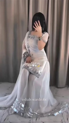 Instagram Viral Sharara Set Dress Recreation From Scratch 🤍✨ #viraldress #shorts #desioutfits #Diy