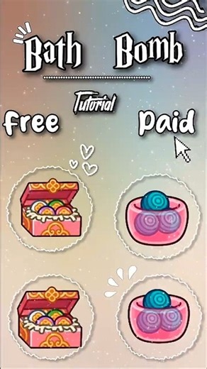 Free vs Paid Bath Bomb Tutorial l Which One Is Better? ✨Avatar World (New Update) #avatarworld #pazu