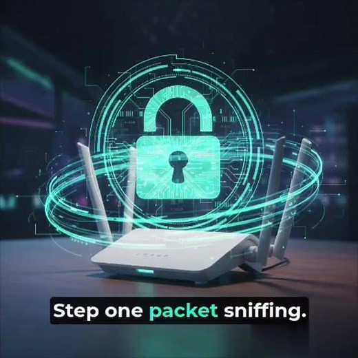 how hackers hack your wifi 😱#hacker