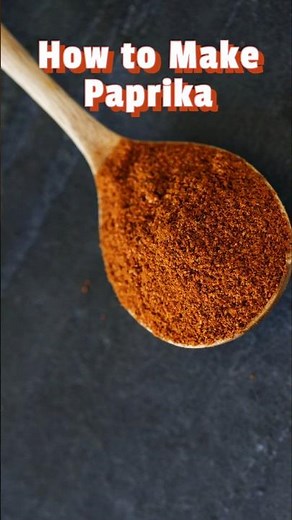 How to Make Paprika with 1 Ingredient #foodhacks #hacks #easyrecipes