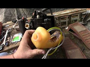 Craftsman 17" trimmer weed eater fuel line replacement