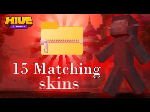 skinpack | 15 MATCHING skins (WORKS ON HIVE) cosmetics,4dskins
