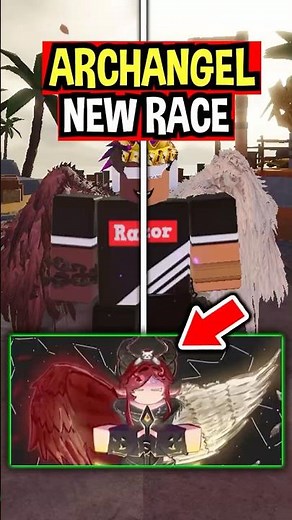 NEW ARCHANGEL RACE in The Forge Roblox