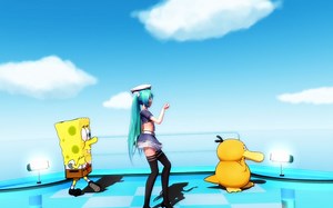 【MMD】海军MIKU公主和她的水系小伙伴的极乐净土！
