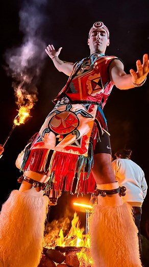 Eric Michael Hernandez on Instagram: "This is the Native American Hoop Dance. #indigenous #nativeamerican #hoopdance"