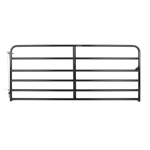 10' 6 Bar Economy Gate Black
