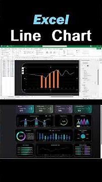 Custom Line Chart in Excel for Interactive Dashboard Design