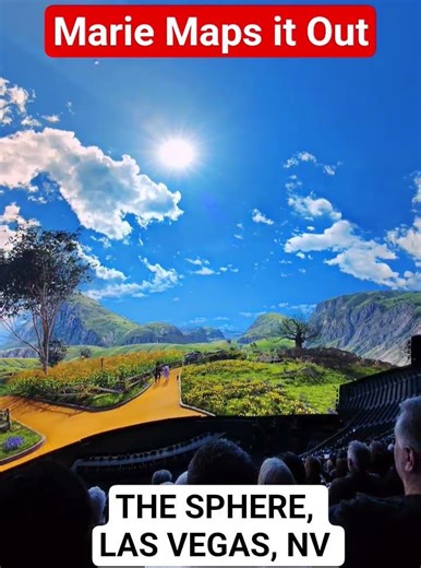 Las Vegas, The SPHERE. The Wizard of OZ. 4D The yellow brick road. Subscribe for more.
