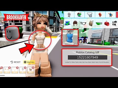 💎NEW FREE 3D WAIST ID CODES + PATYDRAKE SKIN ON BROOKHAVEN