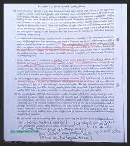 Extraction And Purification Of Drinking Water... | Filo