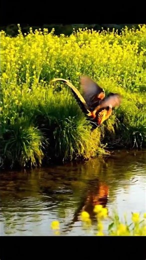 Flying with the World's Longest Tail! 📏🐦 #shorts