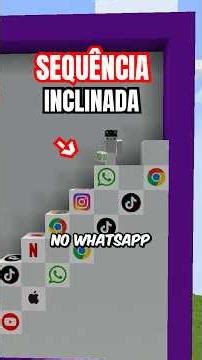 ACERTE a sequência INCLINADA de MARCAS #minecraft
