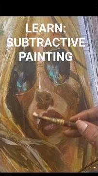 “I Didn’t Paint This… I Revealed It | Subtractive Portrait”