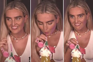 Perrie Edwards leaves Little Mix fans in hysterics during cocktail-making comp