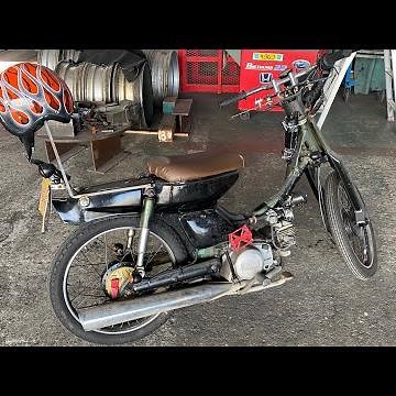 ヤマハメイト50コツコツとDIYにてカスタムしてみた！#YAMAHA#mate#50ccカスタム#原付カスタム...タウンメイトカスタム！カブ、スーパーカブ、#custom#レストア#diy