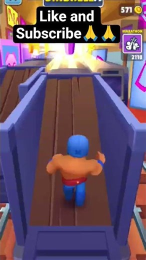 Day 66 One Run Challenge #subwaysurfers #shortvideos #short