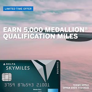 Limited Time Offer: Earn 80,000 bonus miles for your business. Offer ends 7/2/2019. Terms apply. | American Express Business