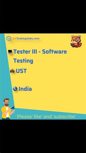 Tester III - Software Testing