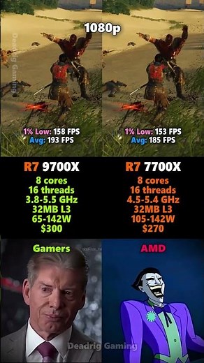 Ryzen 7 9700X vs Ryzen 7 7700X - which one should you buy in 2025? #pcgaming #cpu