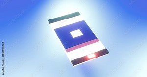 3d render of a smartphone screening apps and calls, security, technology animation. Smartphone with scroll effect, scrolling and screening jobs concept.