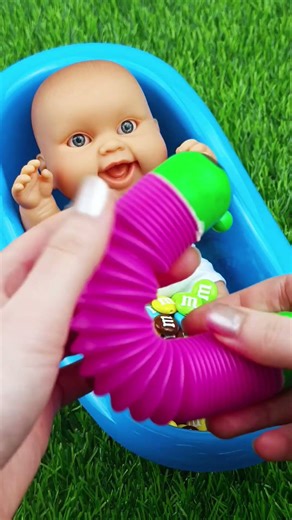 Glossy Beads Mixing ASMR with #Toys and #Satisfying Lollipop