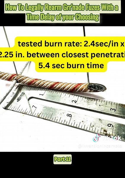 How to Legally Rearm Grr'nade Fuzes with Time Delay