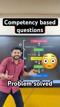 Competency-Based Questions 🔥 Most Important Alcohol Reactions | Class 10 Science CBSE 2026